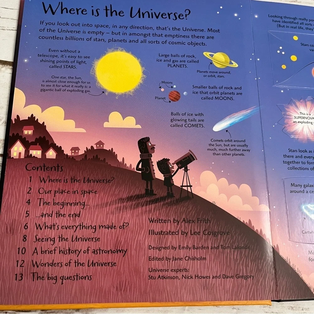 Usborne Flap‎ Book See Inside the Universe Book hardcover